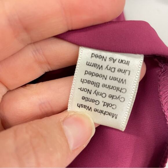 Standards & Practices Dusty Pink Short Sleeve Wrap Style Midi Dress Womens 3X - Picture 4 of 9